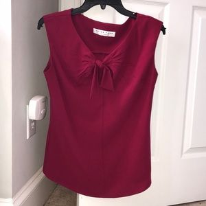 Trina Turk raspberry top